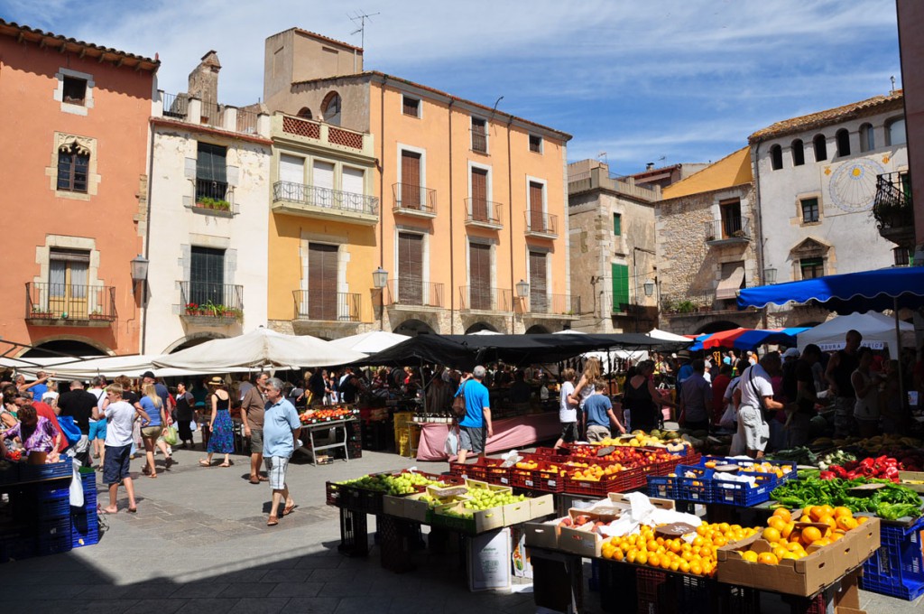 De markt in Torroella de Montgri